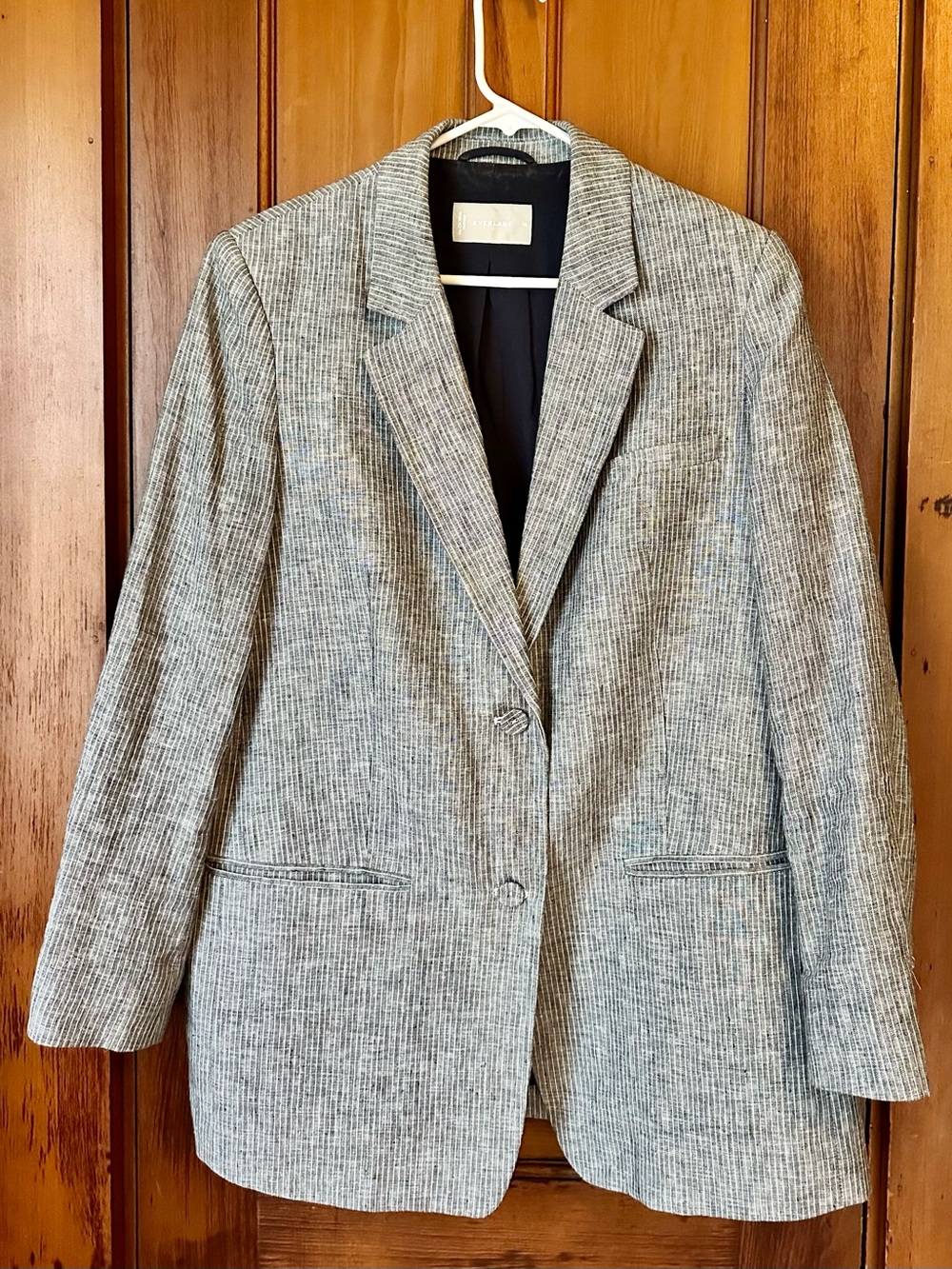 Everlane oversized linen blazer